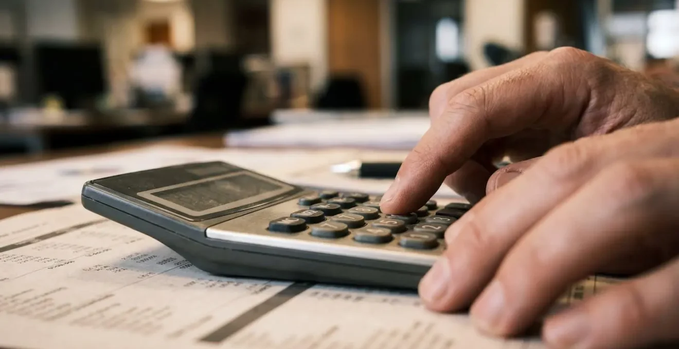 Calculateur économique montrant l'impact du paiement fractionné sur les marges commerciales