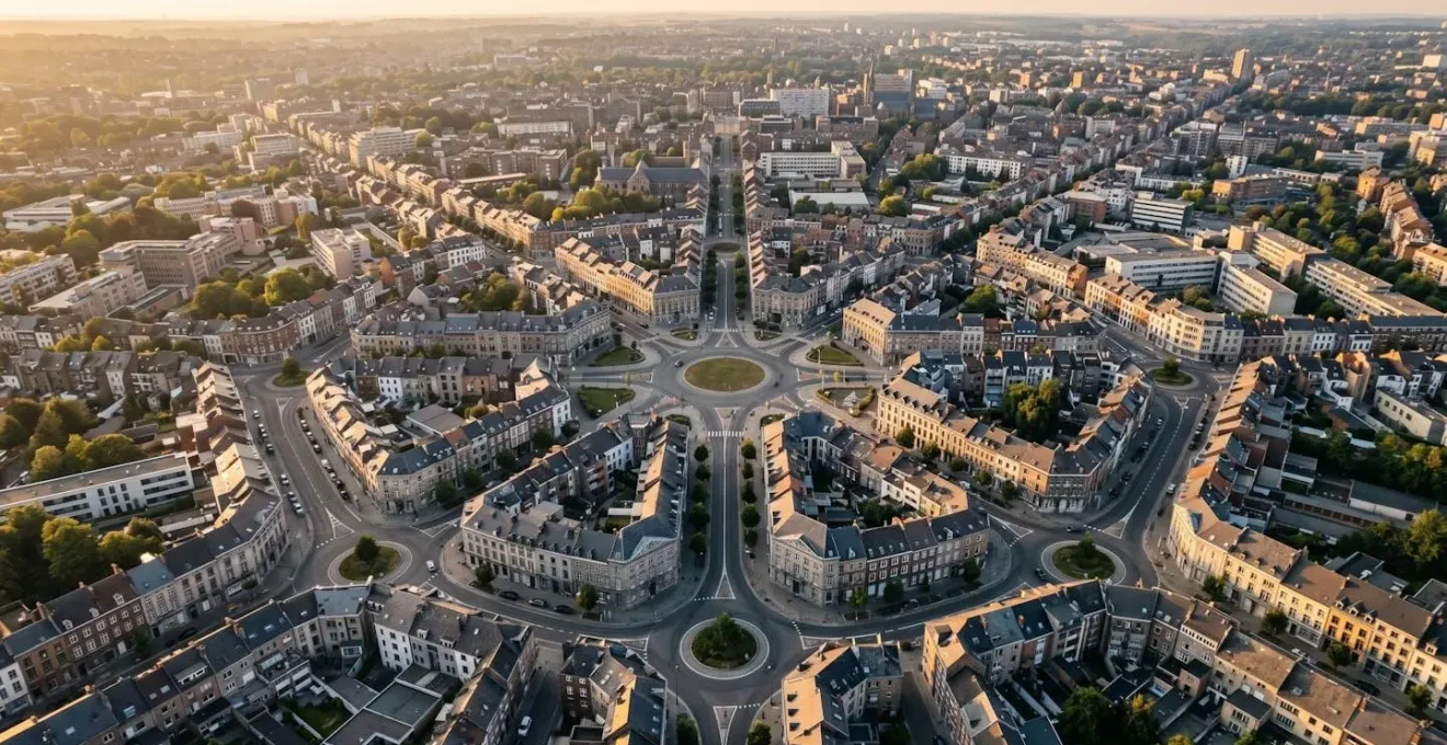 Schéma conceptuel d'une stratégie de contenu en étoile avec des connexions entre articles piliers et satellites